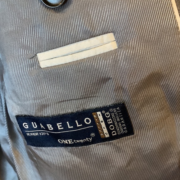 Boss Hugo Guabello Grey double vented blazer jacket size 42L 2 button closure - Picture 7 of 17